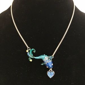 Betsey Johnson Koi Fish Necklace 